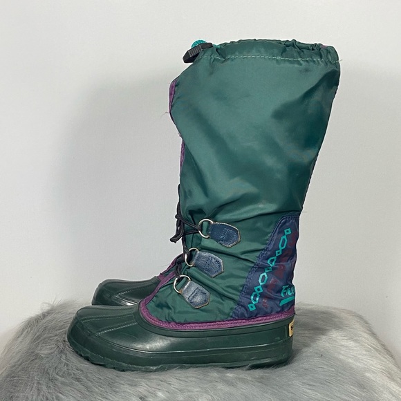 Vintage Sorel Freestyle Snow Rubber Women Boots